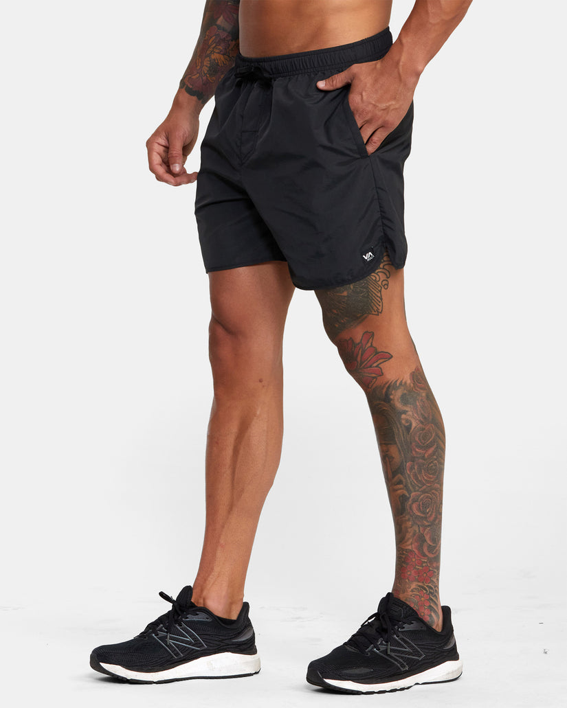 RVCA OUTSIDER BASECAMP SHORT 16 BLK S