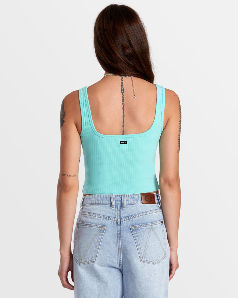 RVCA SLATE TANK WIDE RIB GDY0 M/10