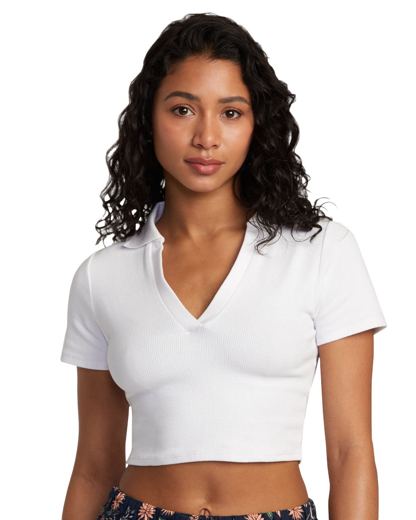 RVCA Chase Knit Polo WPW S