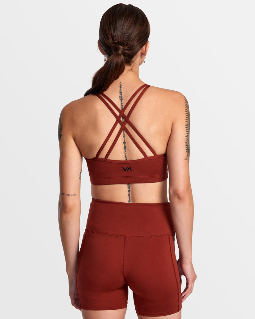 RVCA STRAPPED RIB BRA RZA0 S/8
