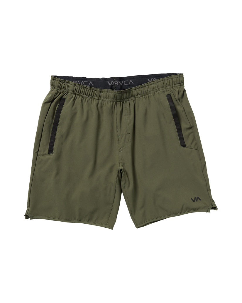 RVCA Yogger Stretch Short OLV M