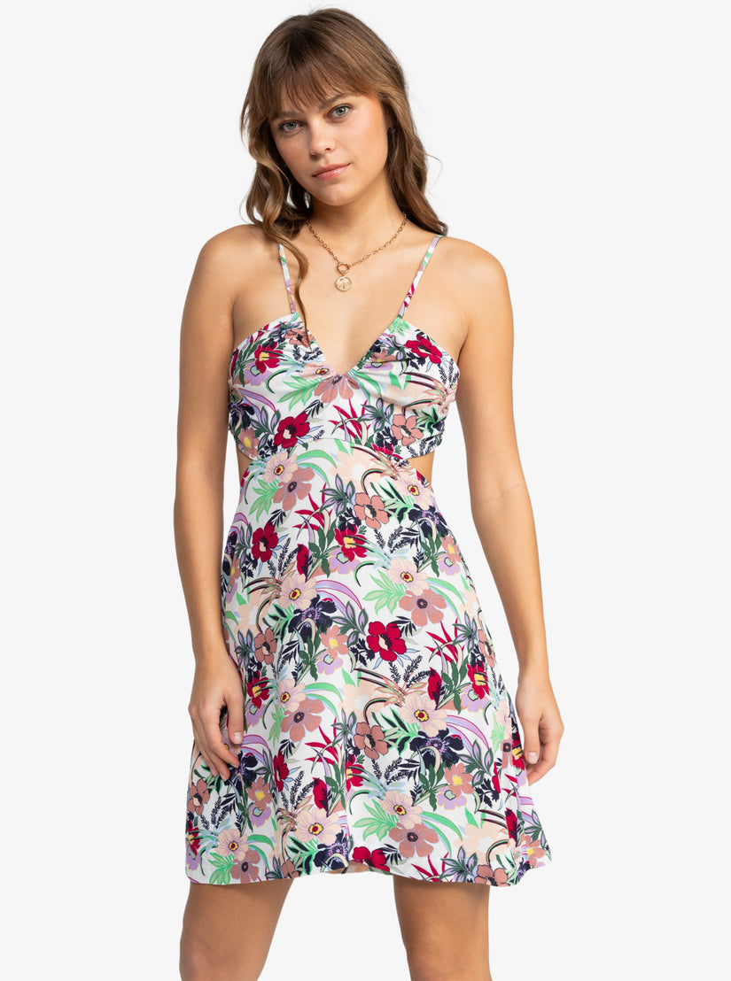 Roxy Riviera Nights Mini Dress MKM7 XS