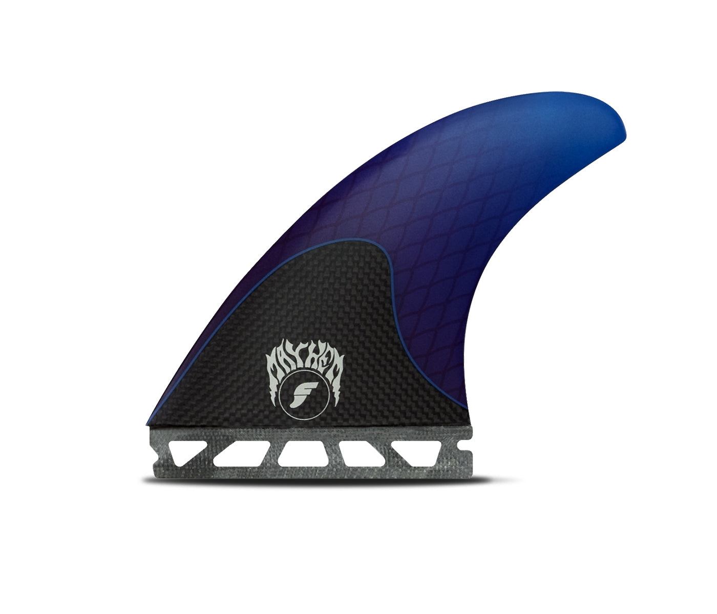 Futures Fins Mayhem 3.0 Honeycomb-Carbon Thruster Set Blue M