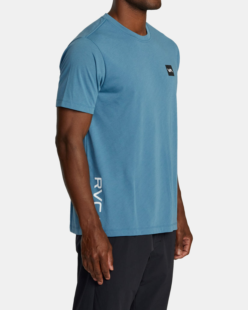 RVCA RVCA 2X TEES BMC0-Blue Stone M