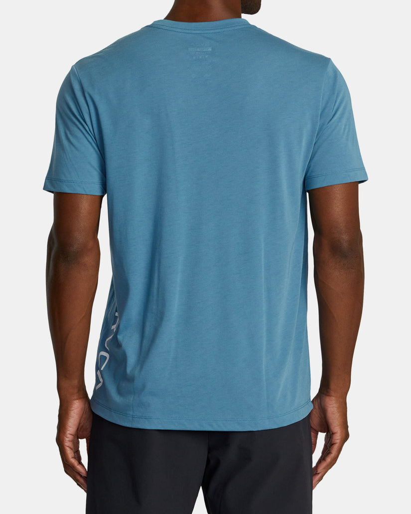 RVCA RVCA 2X TEES BMC0-Blue Stone M