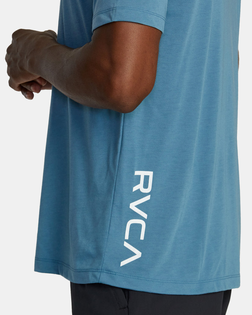 RVCA RVCA 2X TEES BMC0-Blue Stone M