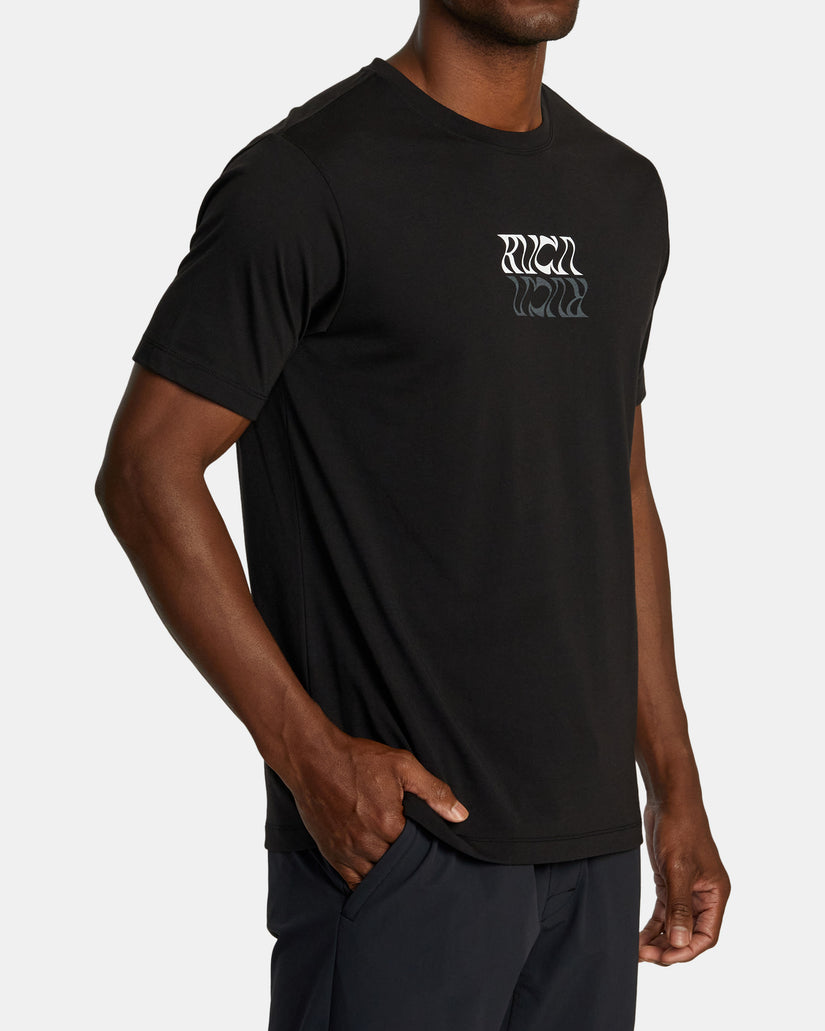 RVCA FLIPFLOW TEES BLK-Black L