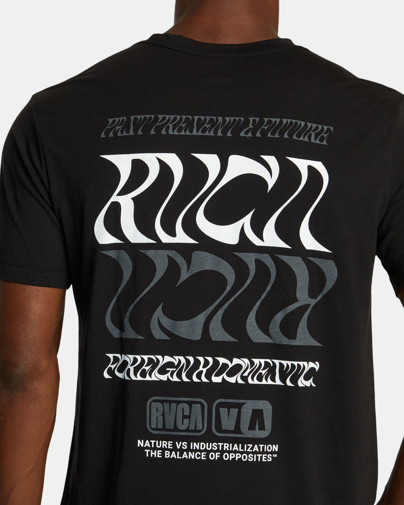 RVCA FLIPFLOW TEES BLK-Black L