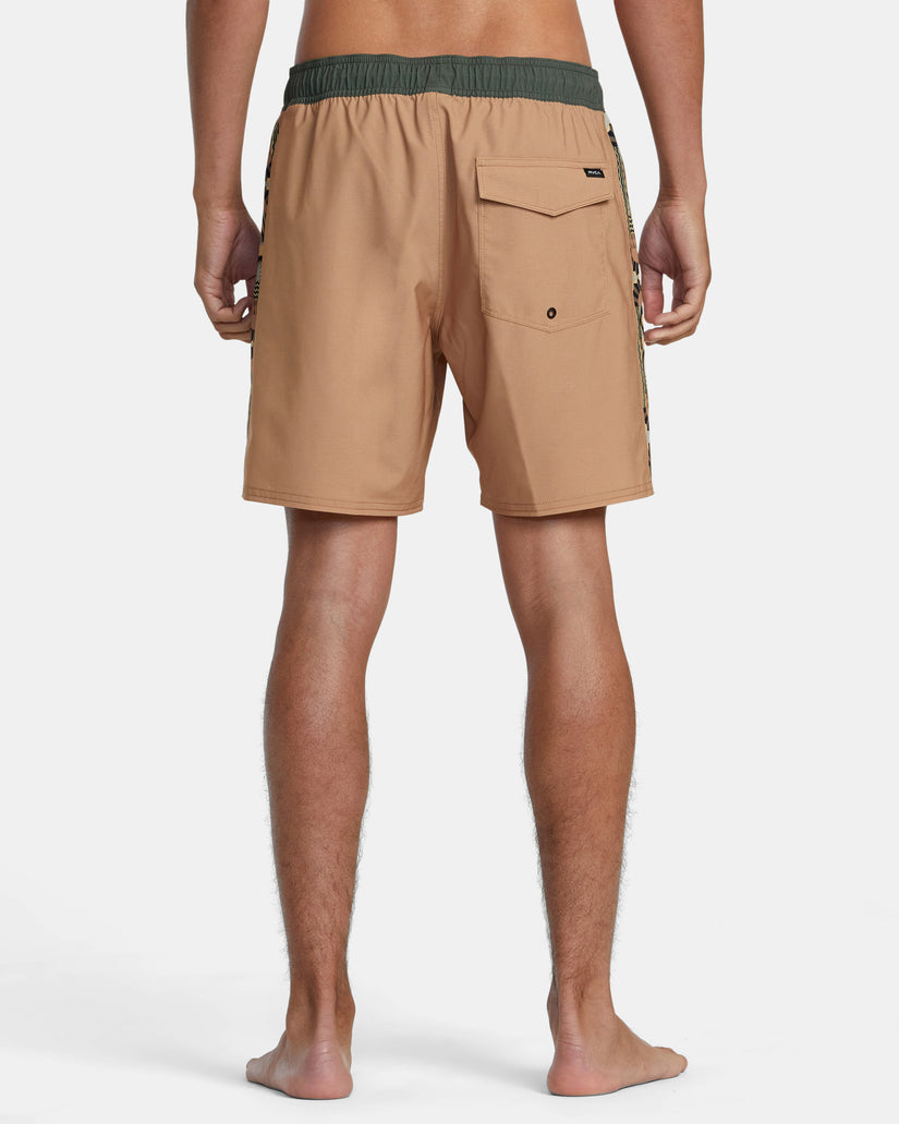RVCA APEX ELASTIC WAIST BOARDSHORTS 17" CAM-Camel L