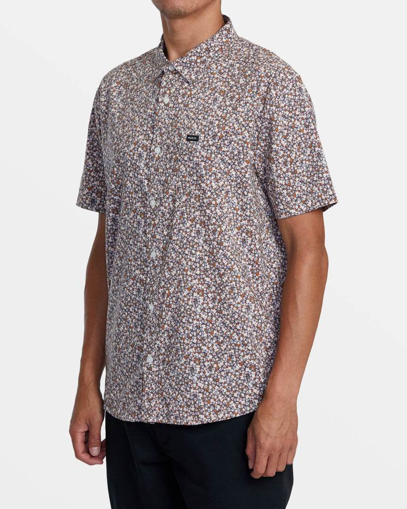 RVCA MICRO GARDEN WVTP PAL-Pale Mauve S