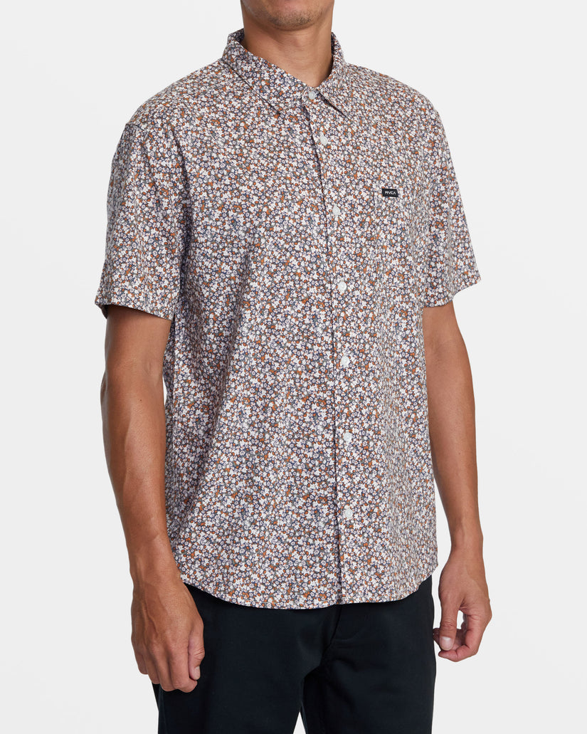 RVCA MICRO GARDEN WVTP PAL-Pale Mauve S