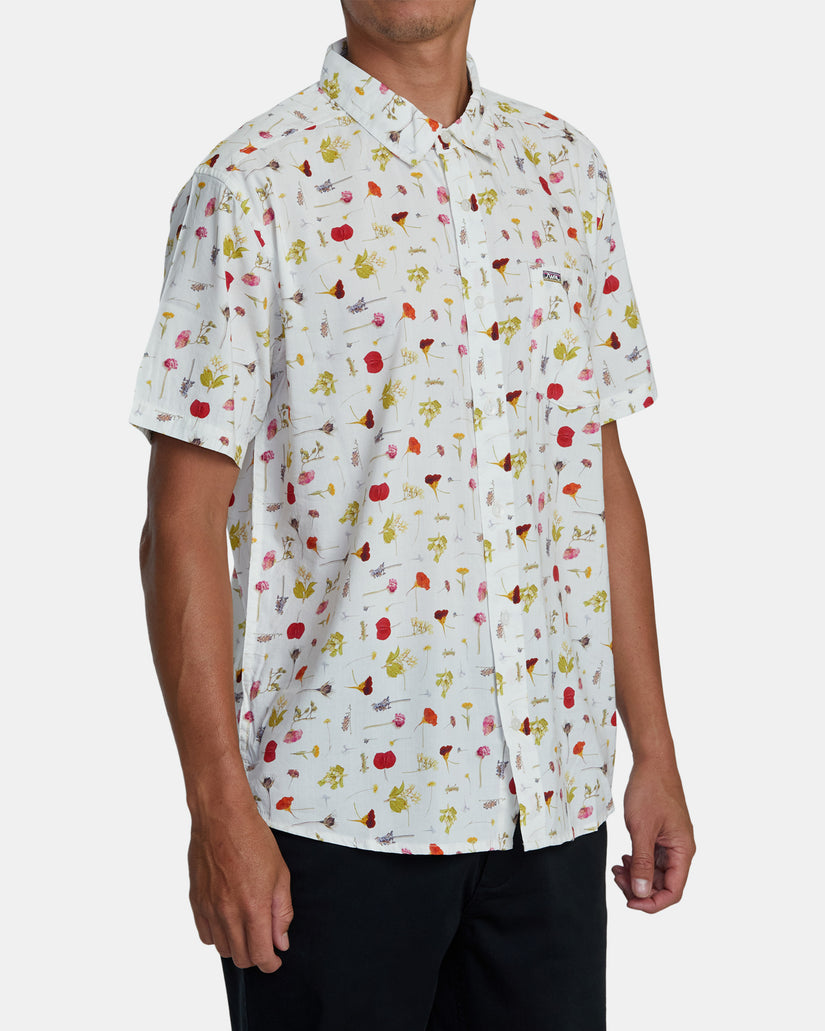 RVCA OBLOW PRESSED WVTP WHT-White L