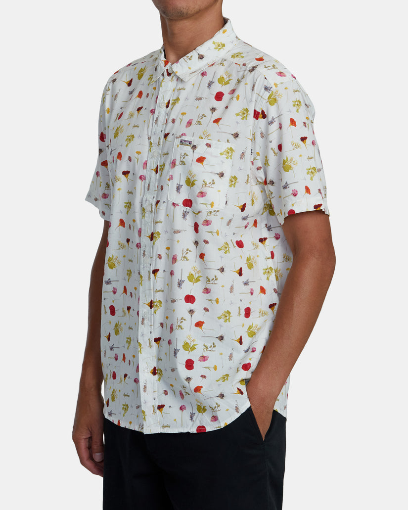 RVCA OBLOW PRESSED WVTP WHT-White L