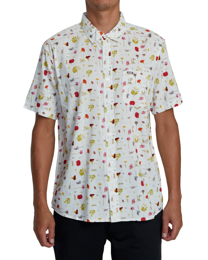 RVCA OBLOW PRESSED WVTP WHT-White L