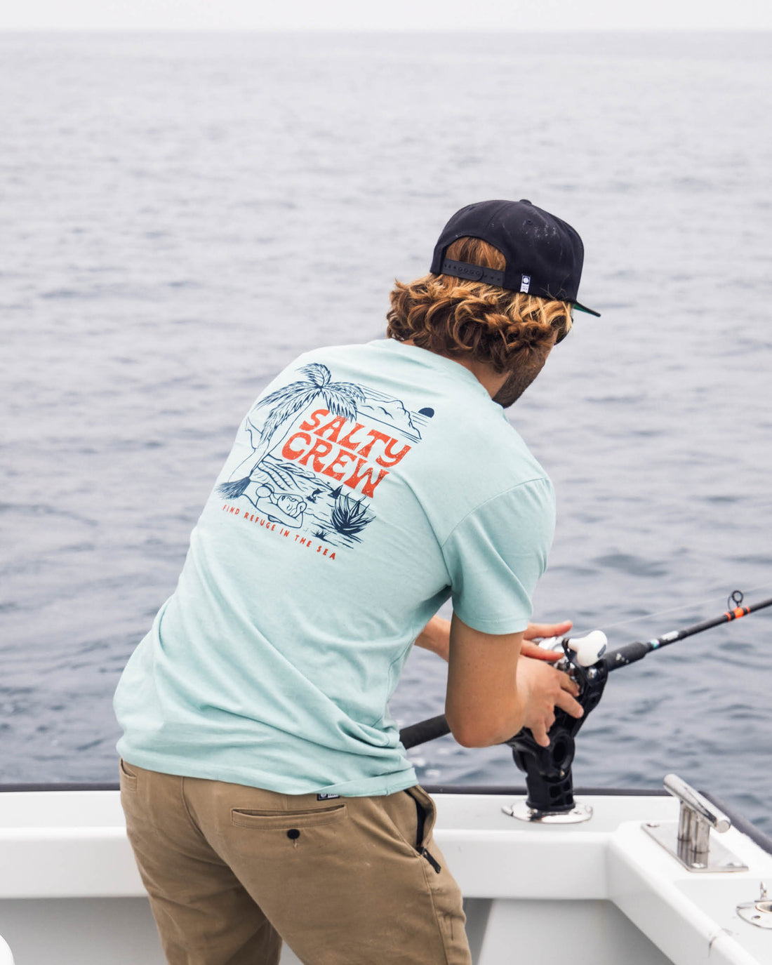 Salty Crew Legs Premium SS Tee Mackerel XXXL