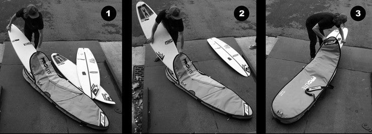 Pro-Lite Smuggler Shortboard Travel Bag Charcoal 6ft0in