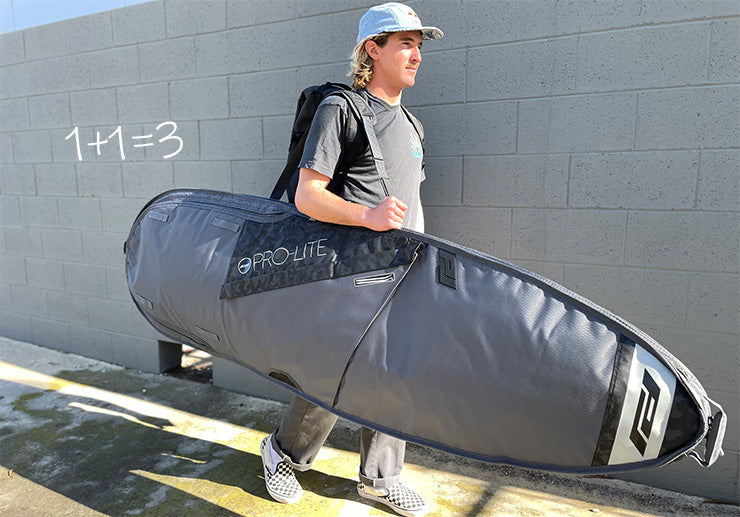 Pro-Lite Smuggler Shortboard Travel Bag Charcoal 6ft0in