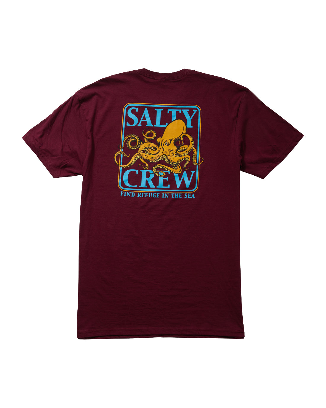 Salty Crew Ink Slinger SS Tee BURGUNDY XL