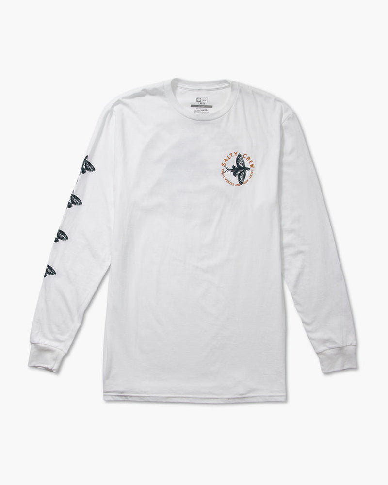 Salty Crew Fly By Classic LS Tee White XL