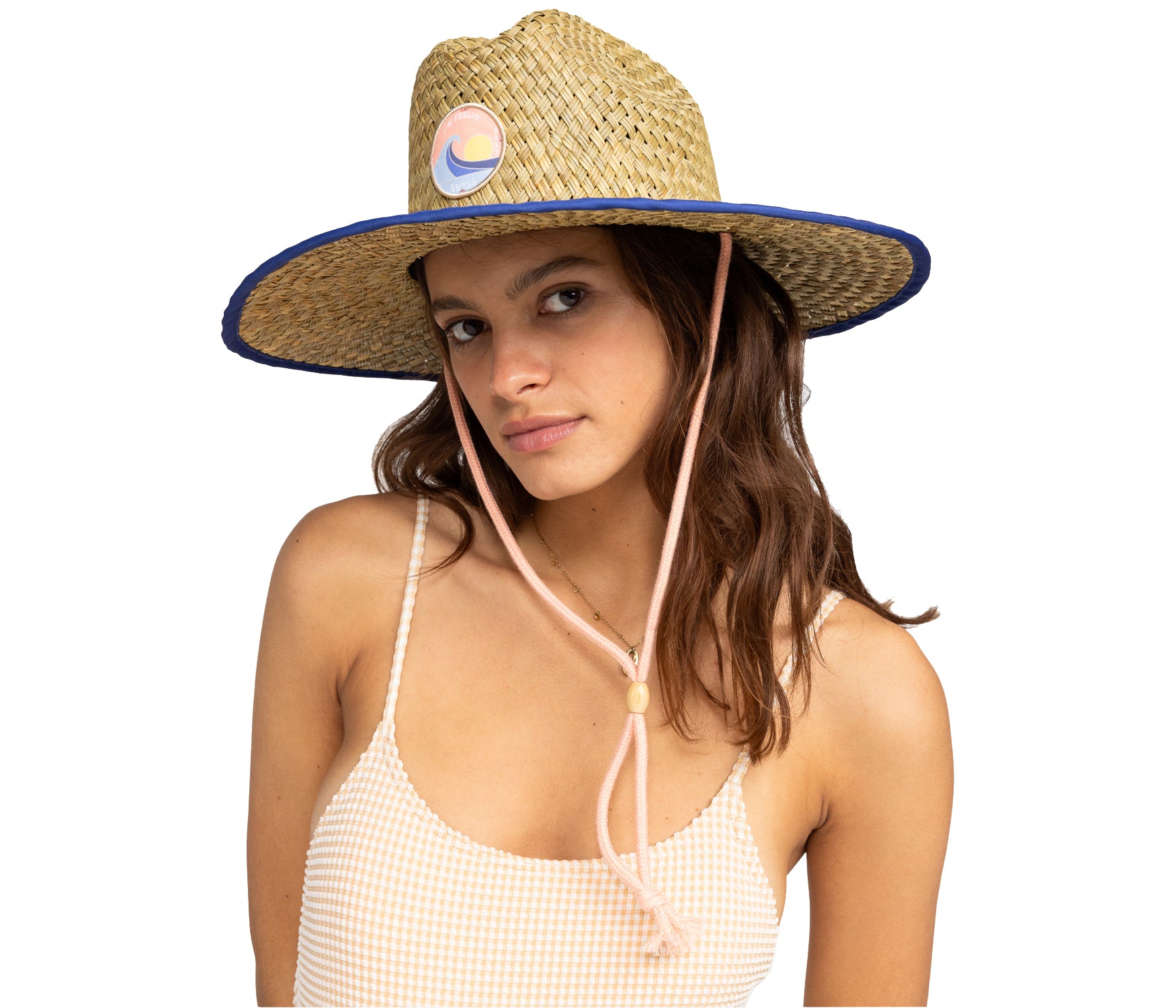 Roxy Coffee Blues Straw Hat YEFO M/L