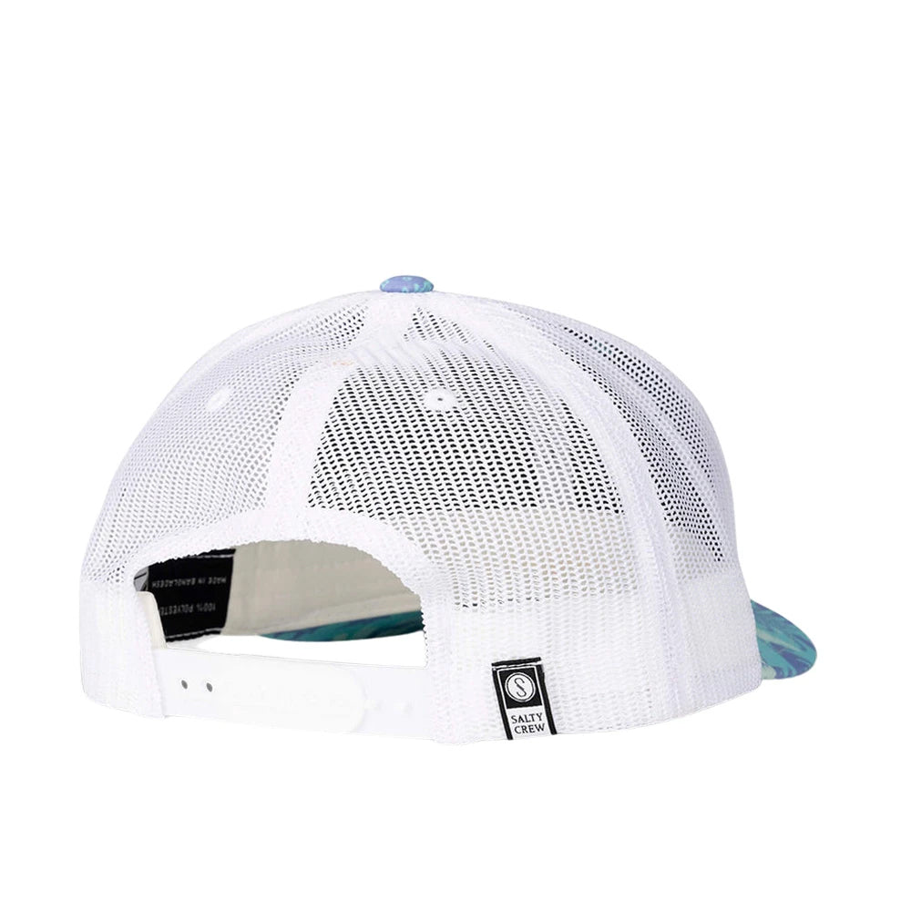Salty Crew Sealine Retro Trucker Hat AQUA 1SZ
