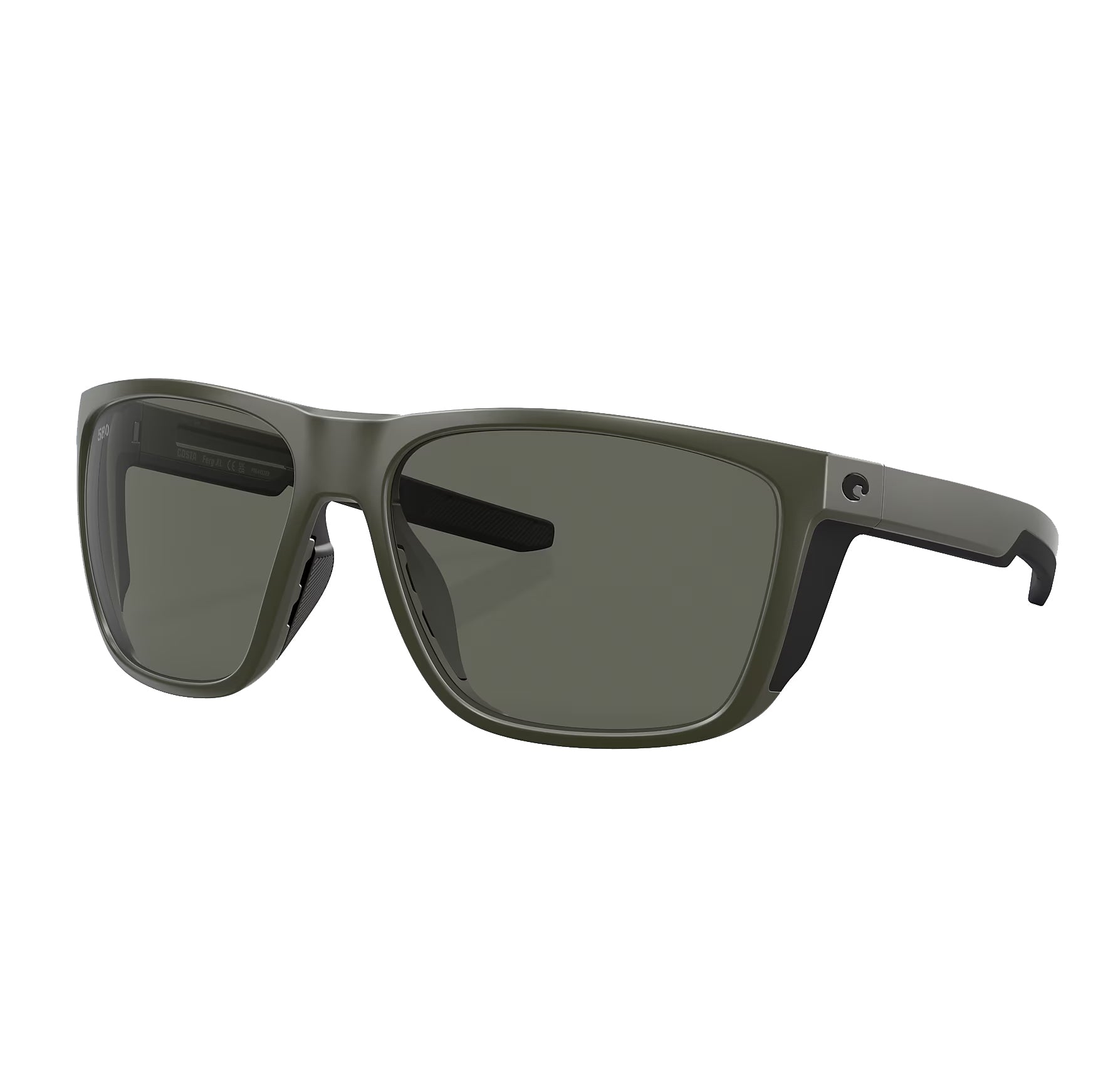 Costa Del Mar Ferg XL Sunglasses MatteOlive Grey 580G