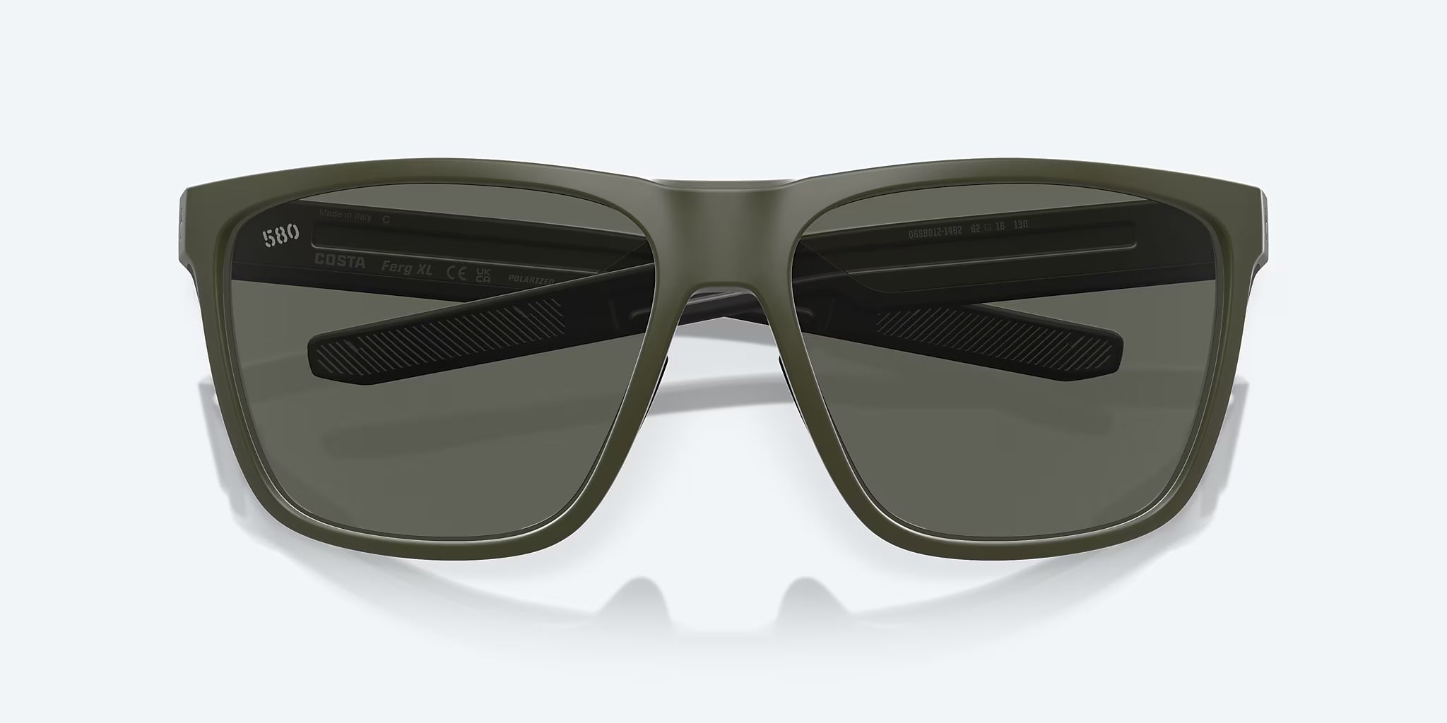 Costa Del Mar Ferg XL Sunglasses MatteOlive Grey 580G