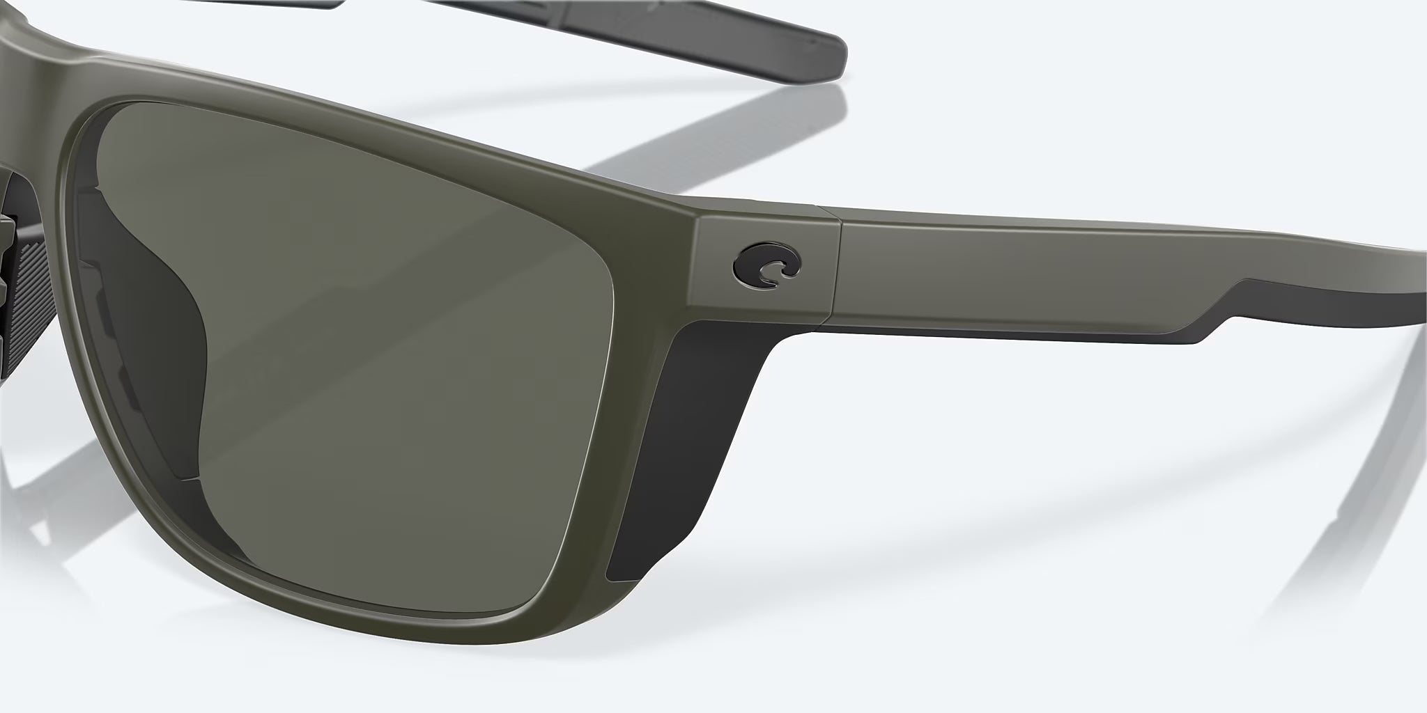 Costa Del Mar Ferg XL Sunglasses MatteOlive Grey 580G