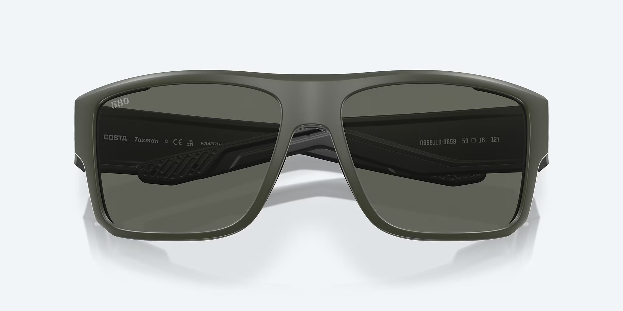 Costa Del Mar Taxman Polarized Sunglasses MatteOlive Gray 580G