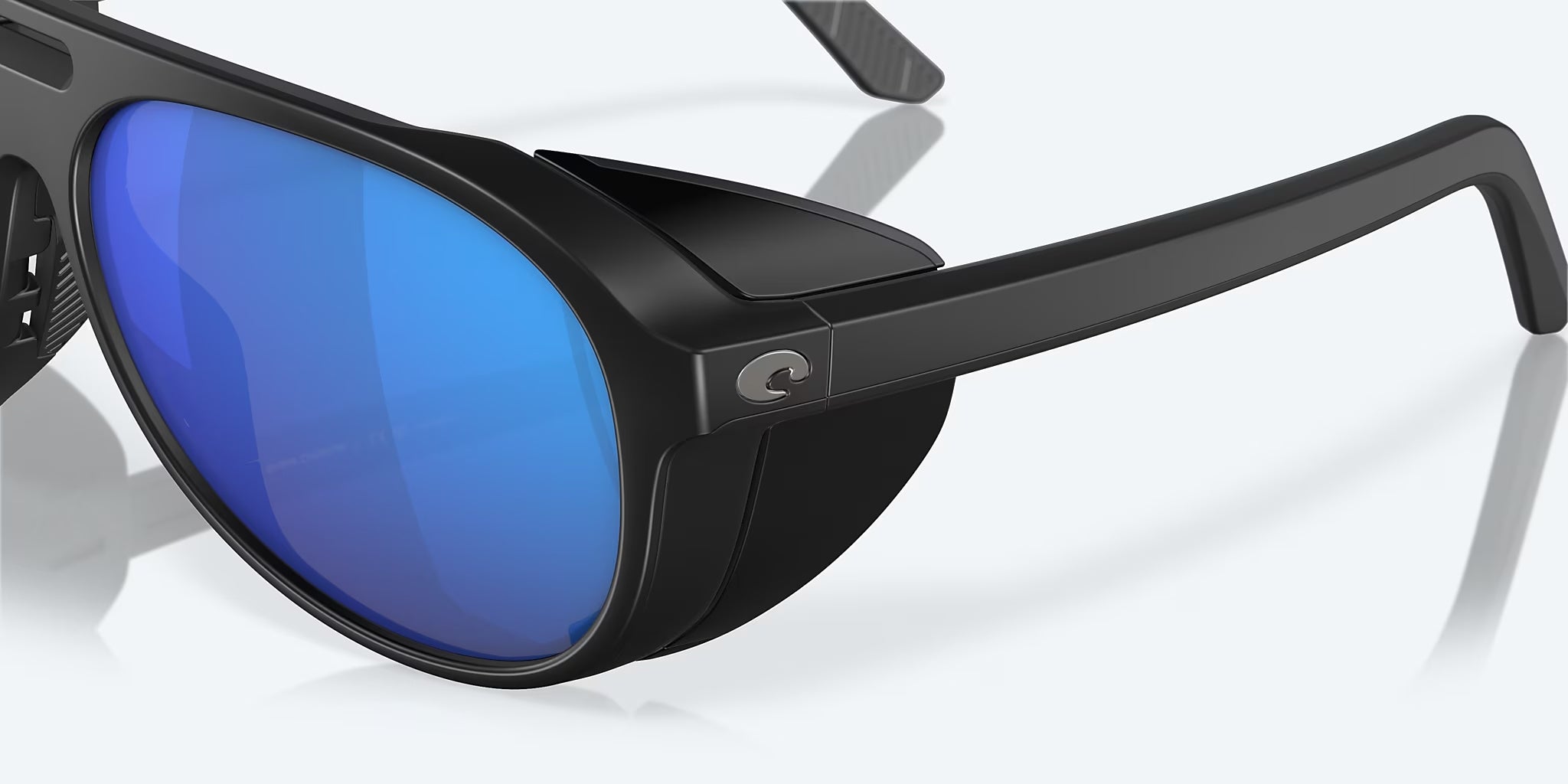 Costa Del Mar Grand Catalina Polarized Sunglasses MatteBlack BlueMirror 580G