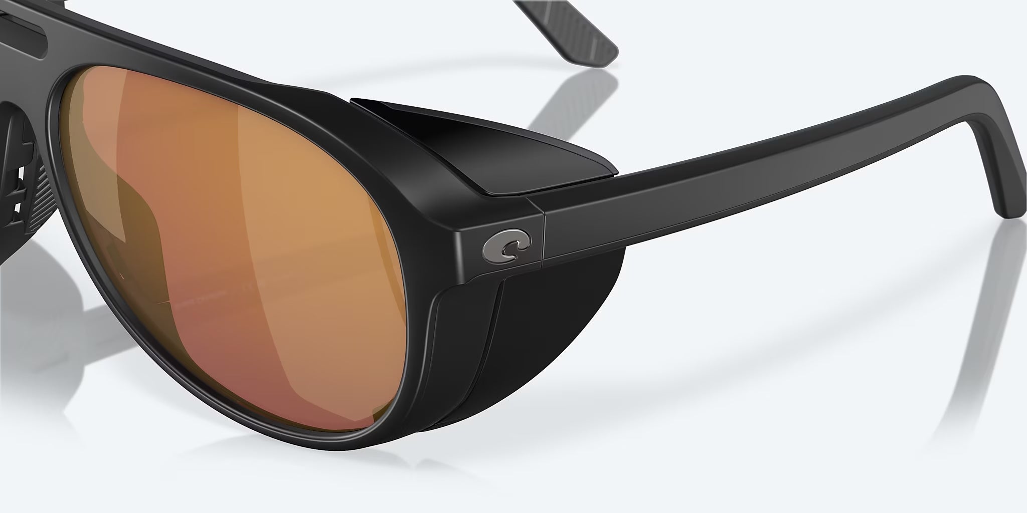 Costa Del Mar Grand Catalina Polarized Sunglasses MatteBlack GoldMirror 580P