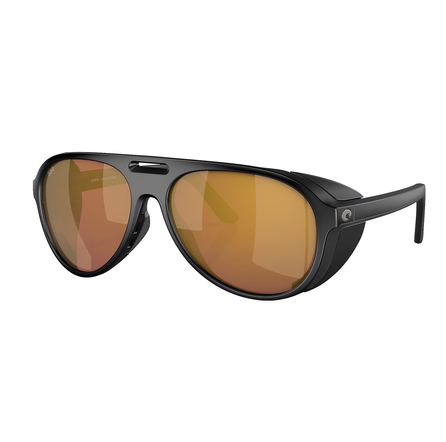 Costa Del Mar Grand Catalina Polarized Sunglasses MatteBlack GoldMirror 580P