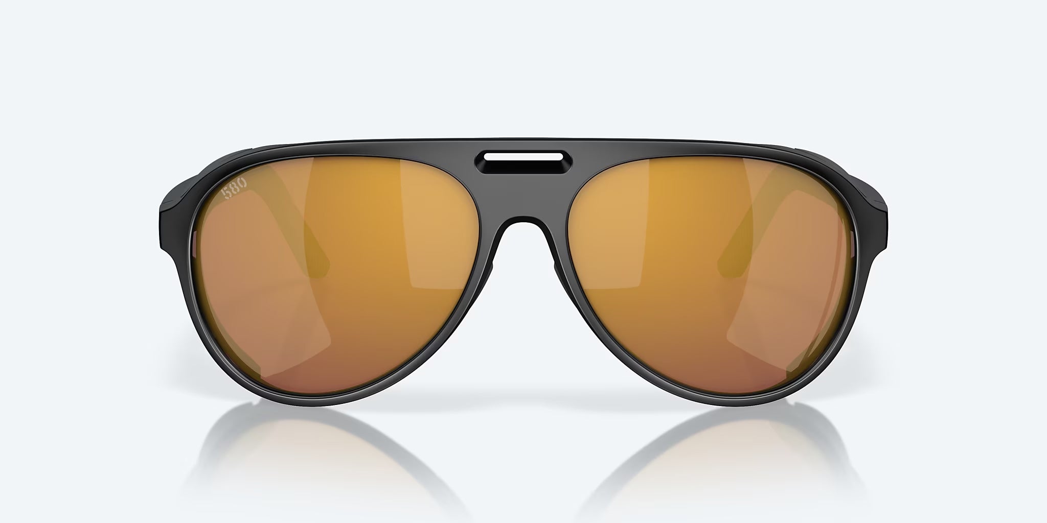 Costa Del Mar Grand Catalina Polarized Sunglasses MatteBlack GoldMirror 580P