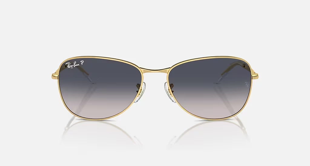 Ray-Ban 0RB3733 Polarized Sunglasses Arista BlueGradient