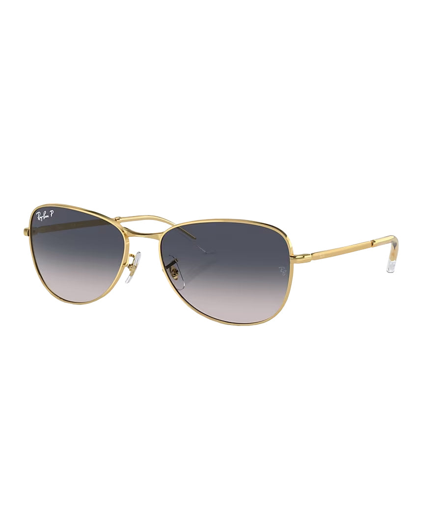 Ray-Ban 0RB3733 Polarized Sunglasses Arista BlueGradient