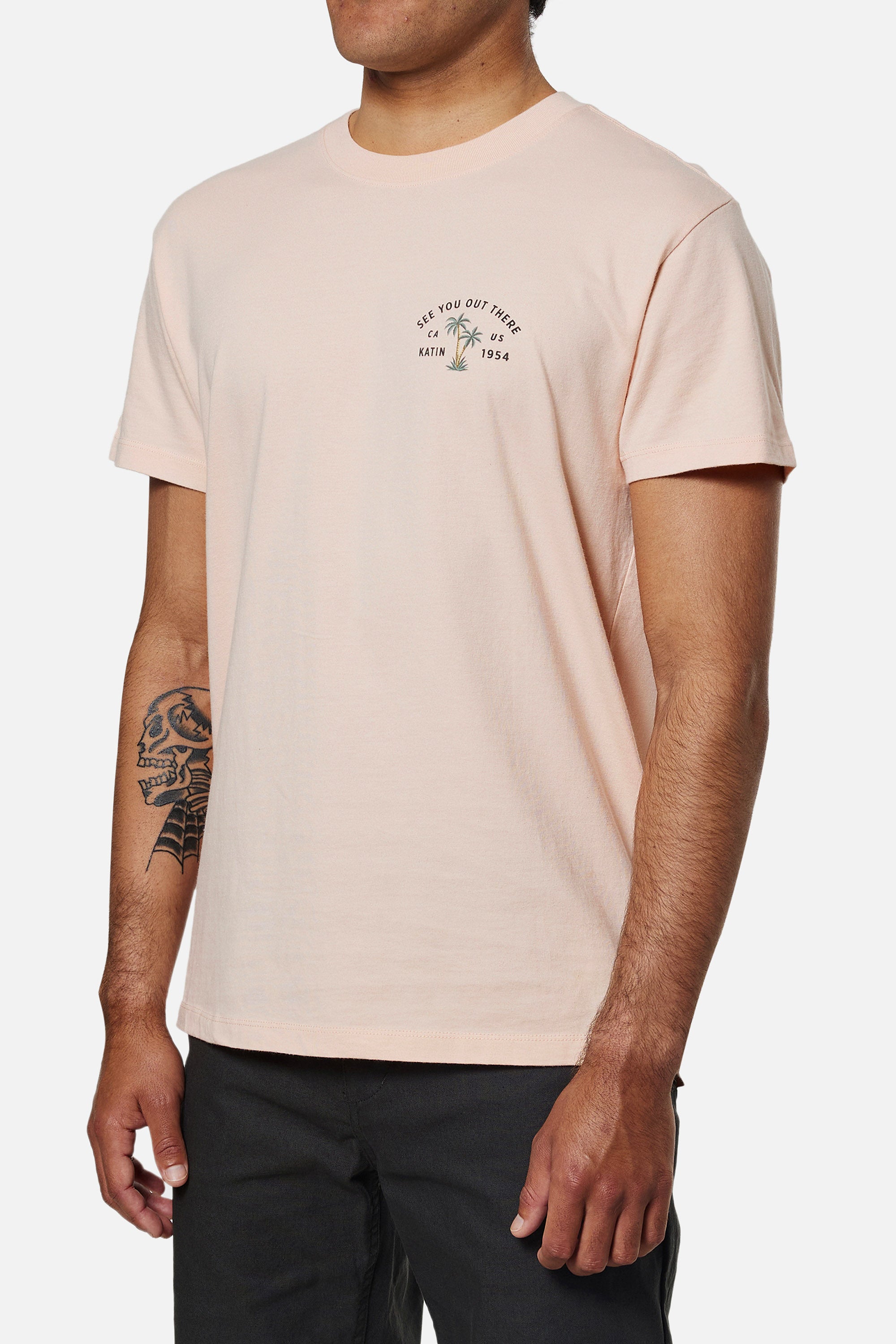 KATIN BERMUDA TEE PINK SAND WASH M