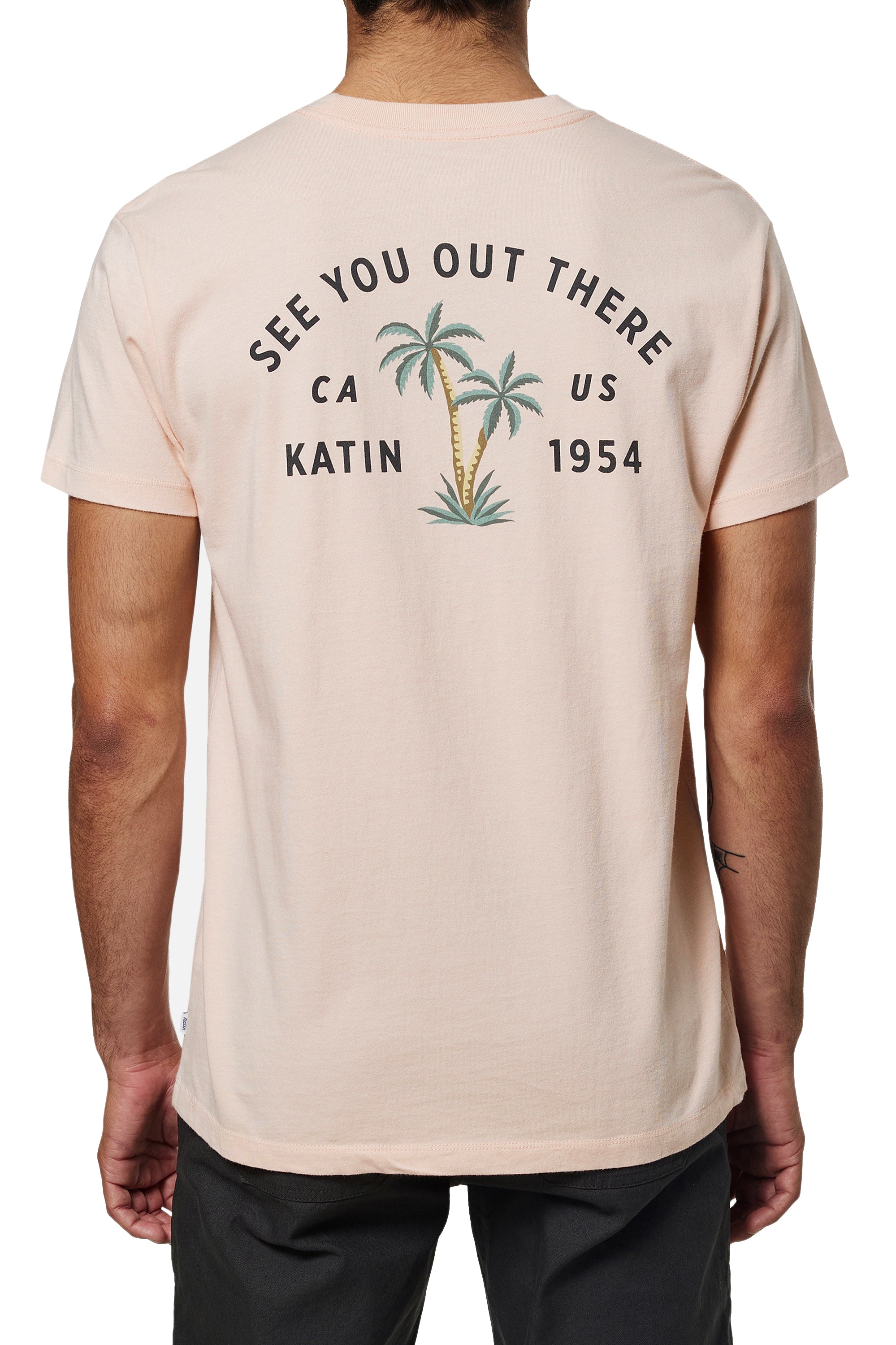 KATIN BERMUDA TEE PINK SAND WASH M