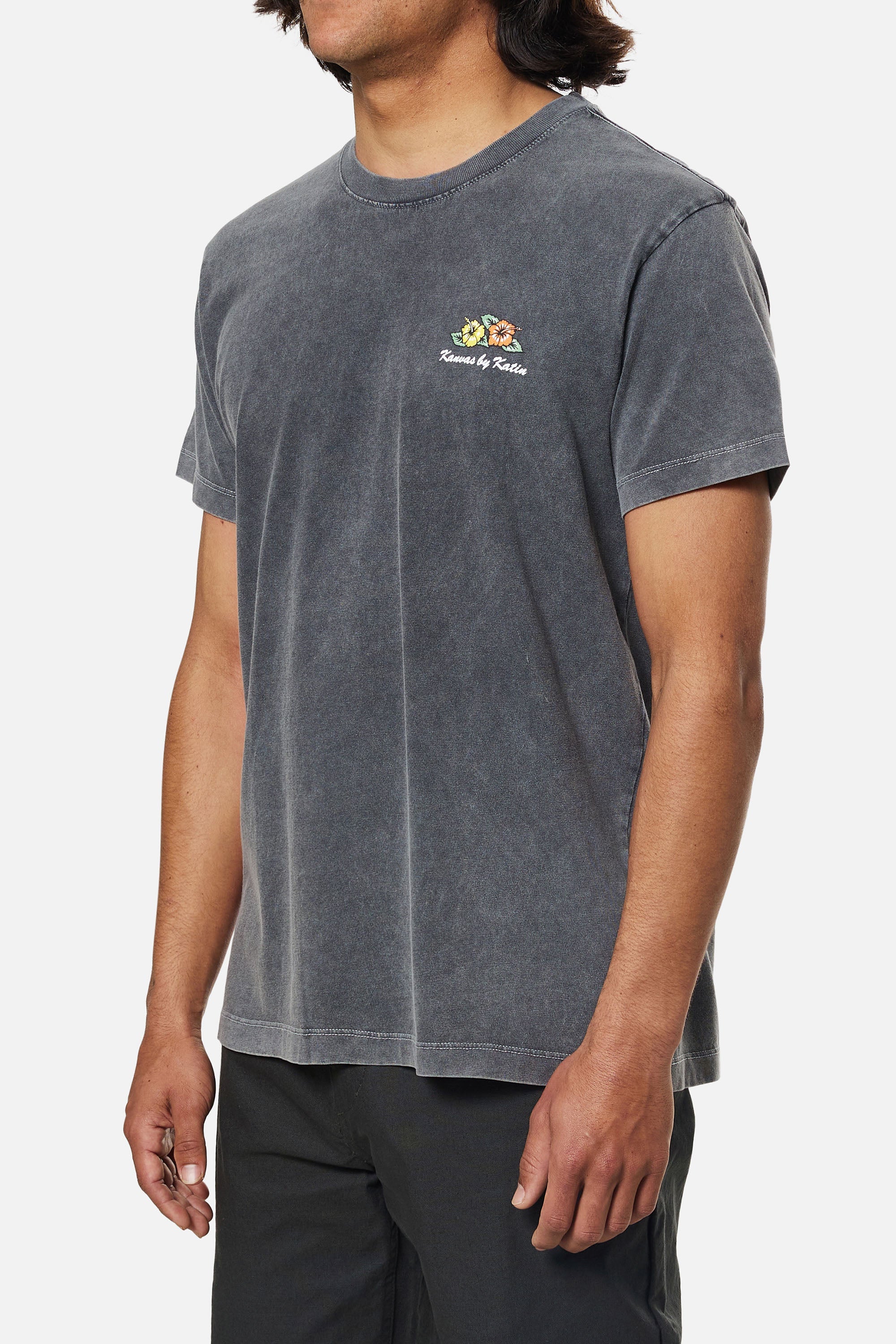 KATIN LAGOON TEE BLACK SAND WASH XXL