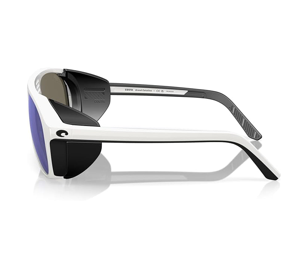 Costa Del Mar Grand Catalina Polarized Sunglasses HullWhite BlueMirror 580G