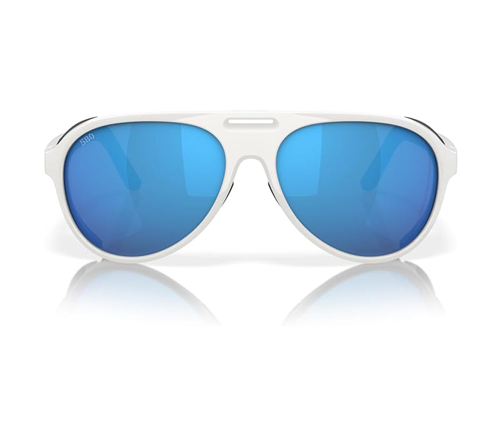 Costa Del Mar Grand Catalina Polarized Sunglasses HullWhite BlueMirror 580G