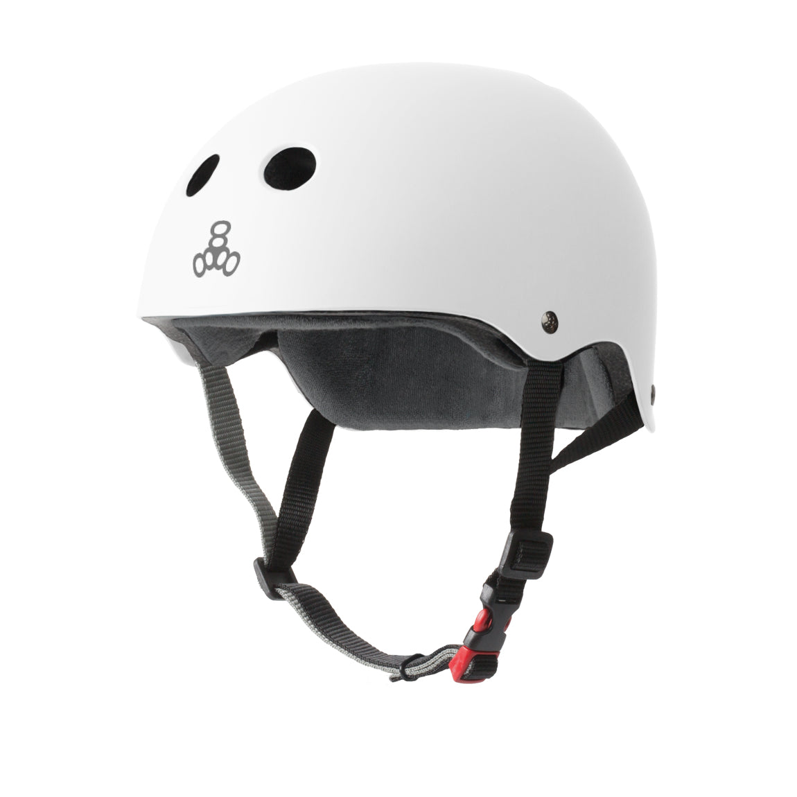 Triple 8 The Certified Sweatsaver Helmet White Matte S/M