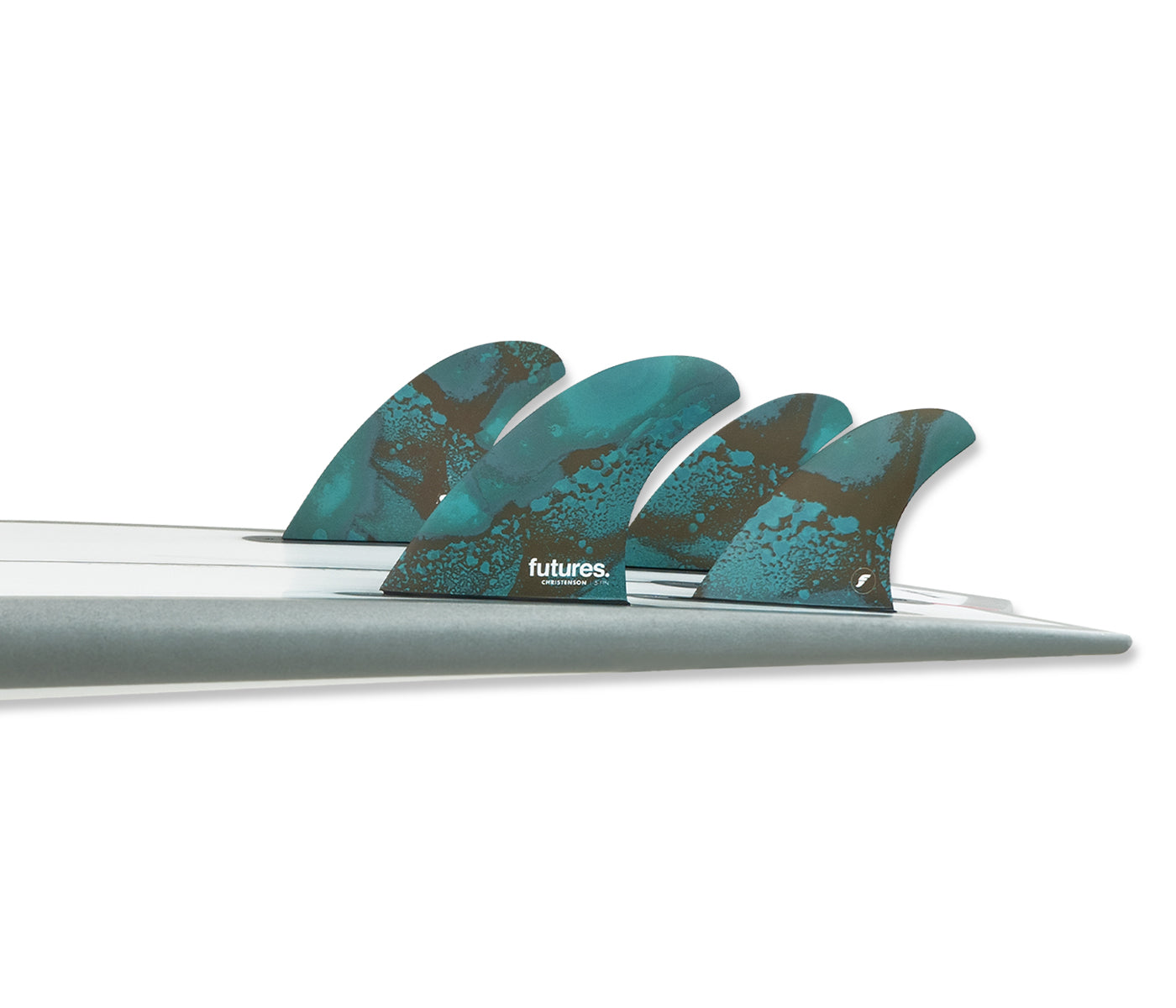 Futures Fins Christenson Honeycomb 5-Fin Set Blue-Brown M