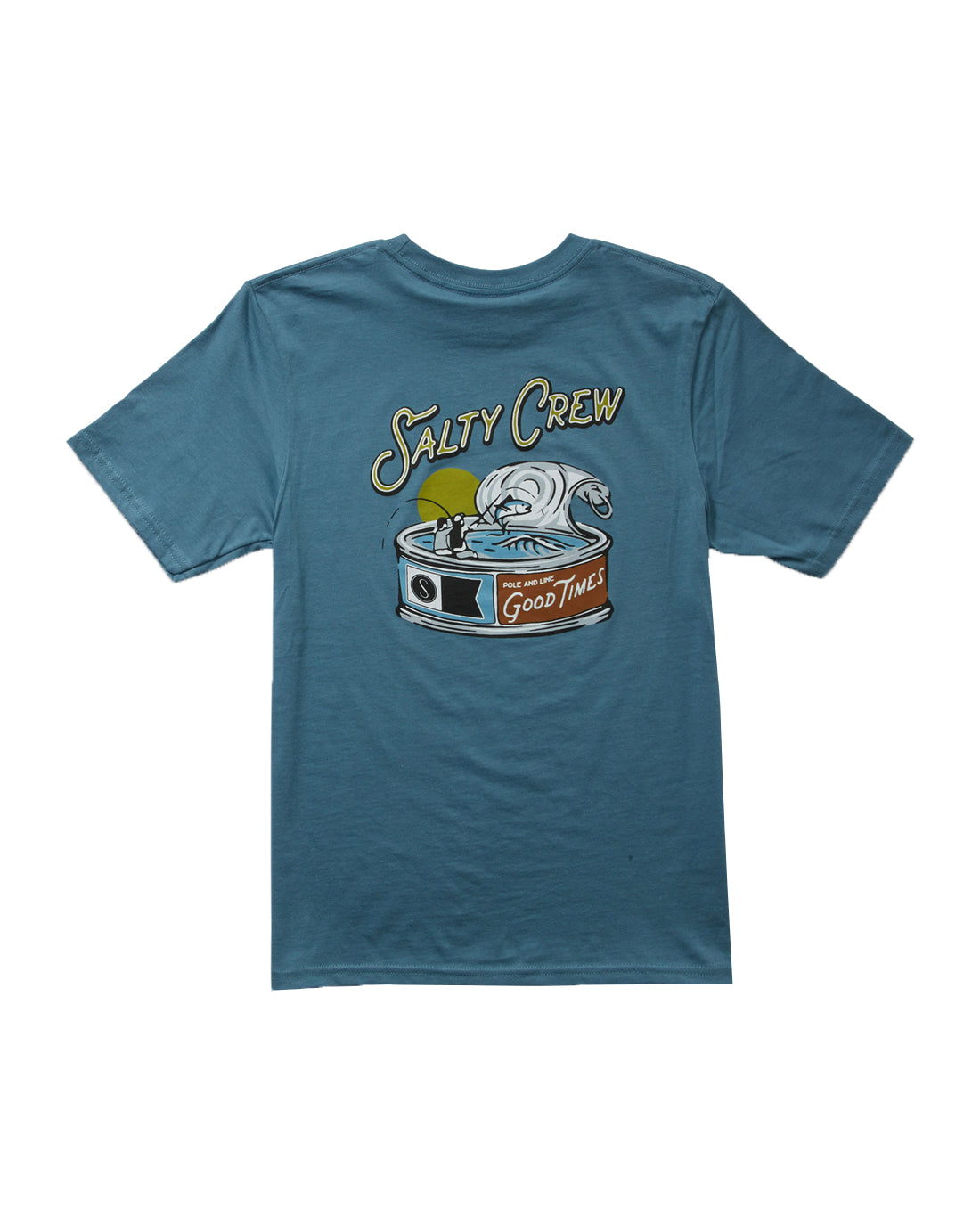 Salty Crew Tuna Can Boys SS Tee Slate S