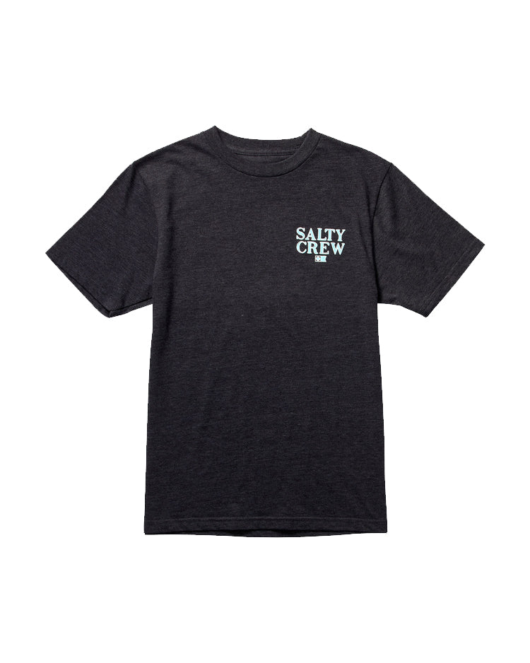 Salty Crew Fish On Boys SS Tee Navy Hth XL