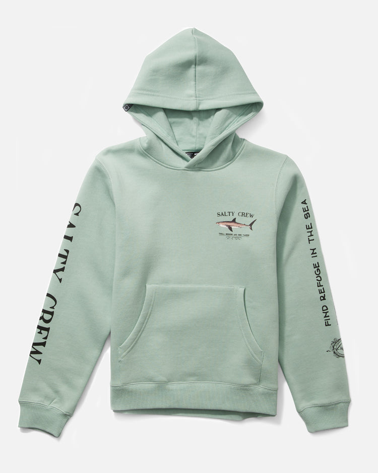 Salty Crew Bruce Boys Hood Fleece Mackerel L