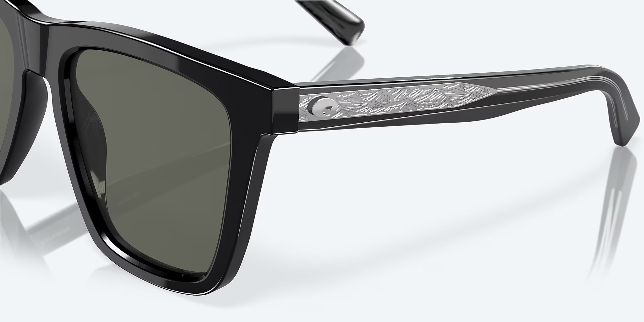 Costa Del Mar Keramas Polarized Sunglasses Black Gray580G