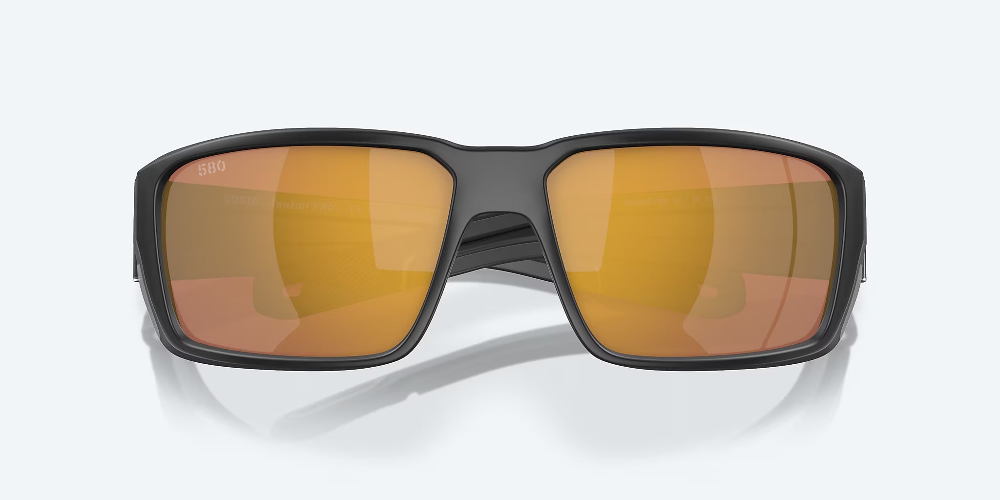 Costa Del Mar Fantail Pro Sunglasses MatteBlack GoldMirror 580G