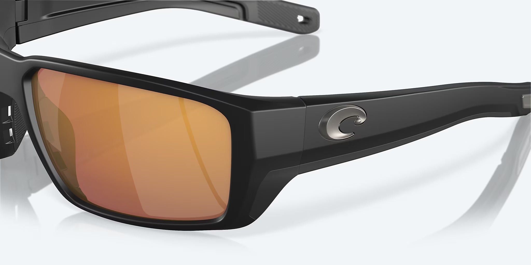 Costa Del Mar Fantail Pro Sunglasses MatteBlack GoldMirror 580G