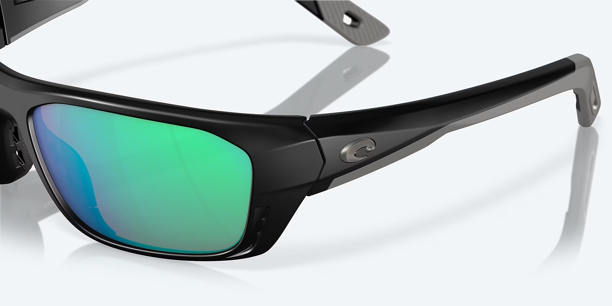 Costa Del Mar Whitetip Pro Polarized Sunglasses MatteBlack GreenMirror 580G