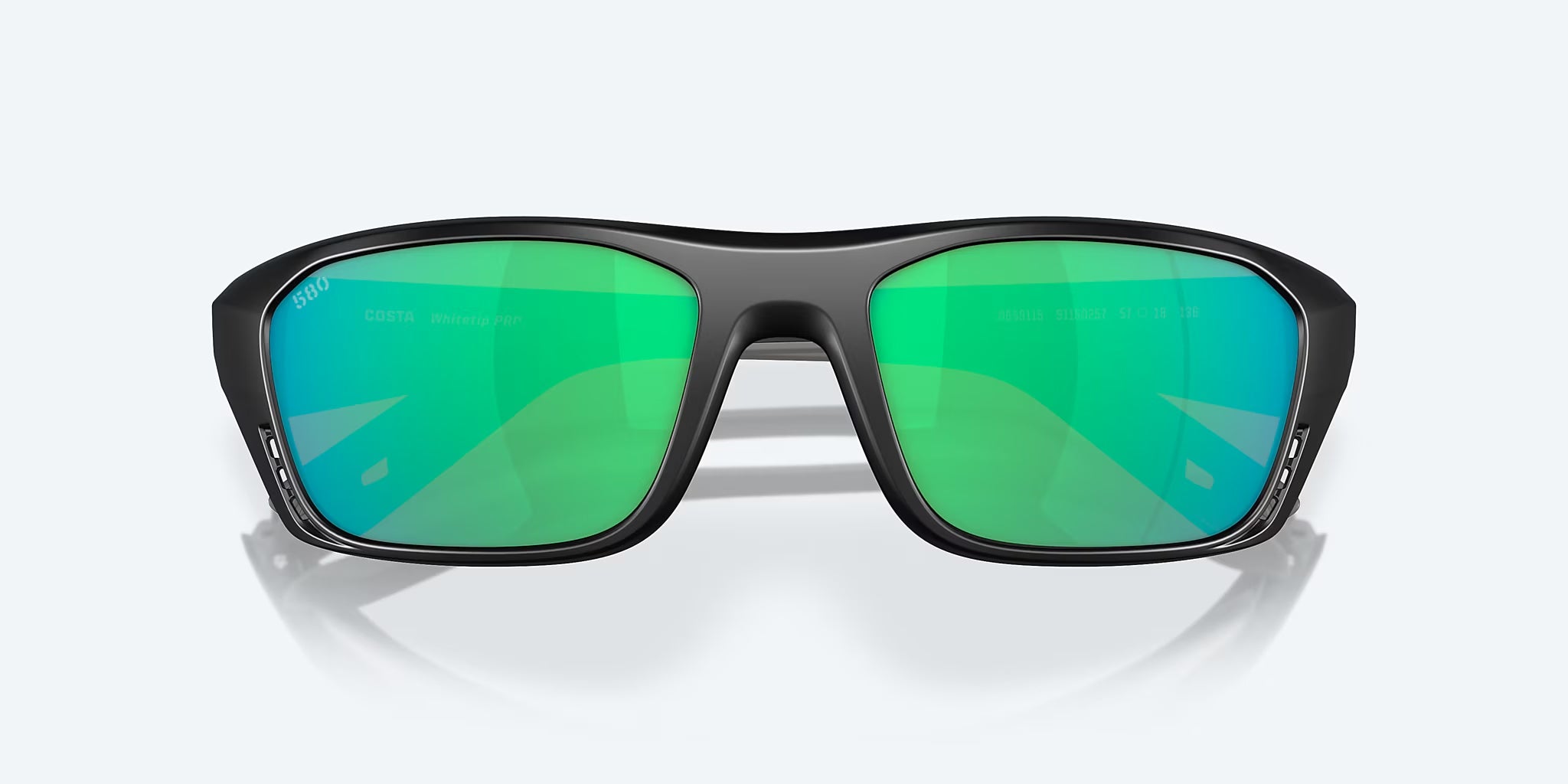 Costa Del Mar Whitetip Pro Polarized Sunglasses MatteBlack GreenMirror 580G